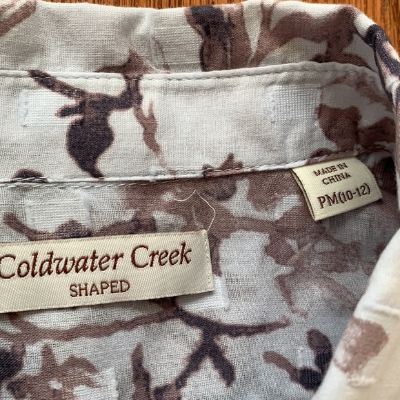 Coldwater Creek floral print button down - Picture 5 of 6